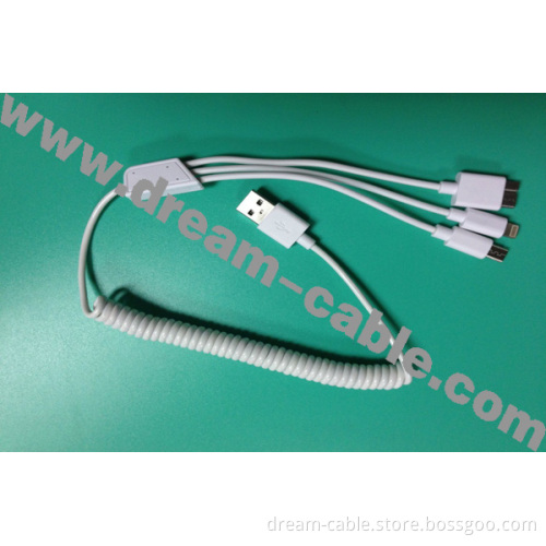 1m 3 in 1 Charger Cable for Samsung Galaxy Note 3 N900 N9006